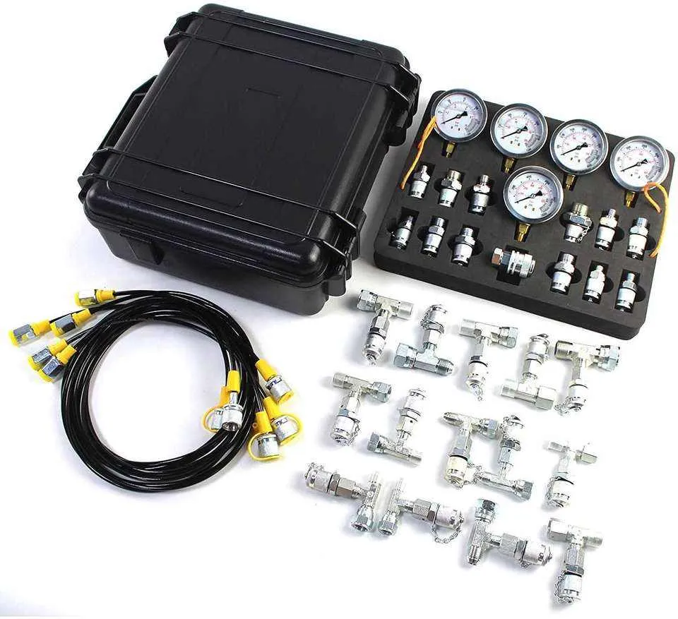 Kit de Carga de Acumulador com Válvula e Manômetro