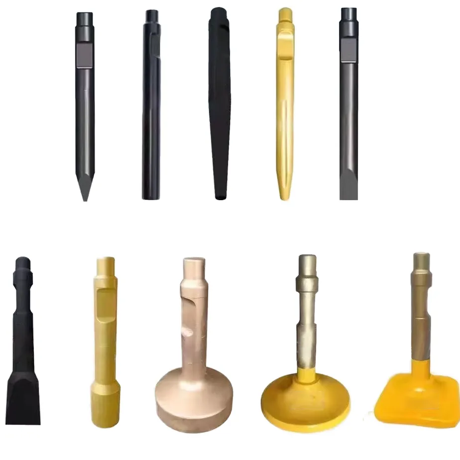 AMK Hydraulic Breaker Chisels — 3-Month Warranty, Factory Tested & Video Inspection Available