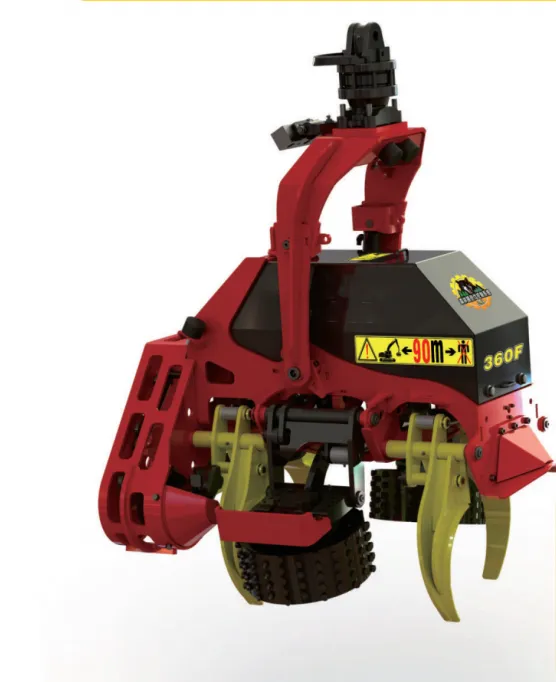 Garfo Hidráulico para Reboque — Rotação 360°